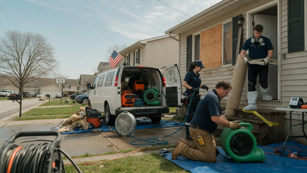 Water Damage Restoration in Milledgeville, IL near me